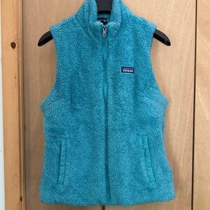 Patagonia Los Gatos Turquoise Fleece Vest